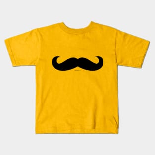 Stylish Mustache , Party of moustaches ,Long Black Moustache ,Funny Black Moustache Kids T-Shirt